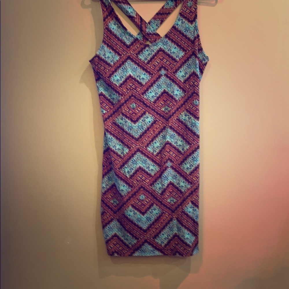 Stretchy cotton dress